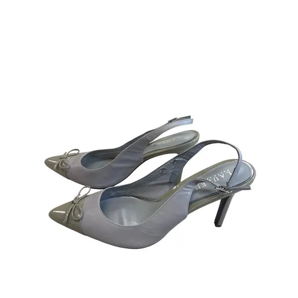 Lauren Ralph Lauren Womens Gray-Green Heels Size 9.5B SKU 8244 - Image 4