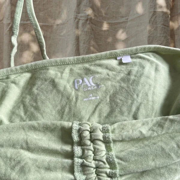 Pacsun | Pistachio Ruched Halter Top - Image 4