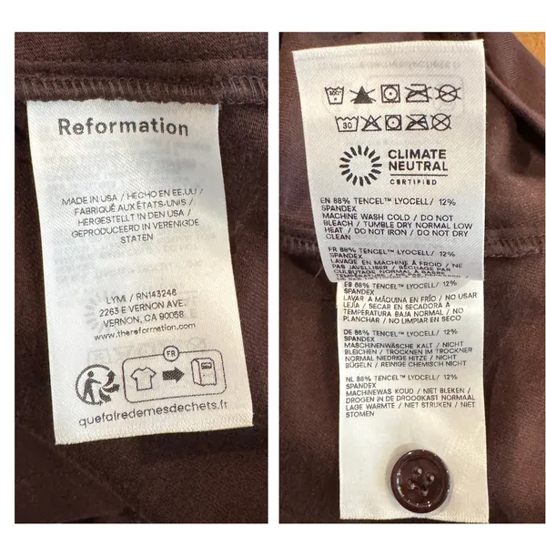 Reformation Nicola Knit Top Size Small - Image 10