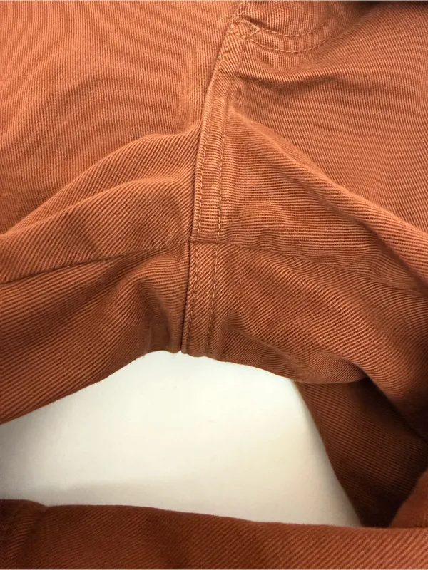Everlane The Utility Barrel Pant Rosewood High Rise Cotton Brown - Image 13