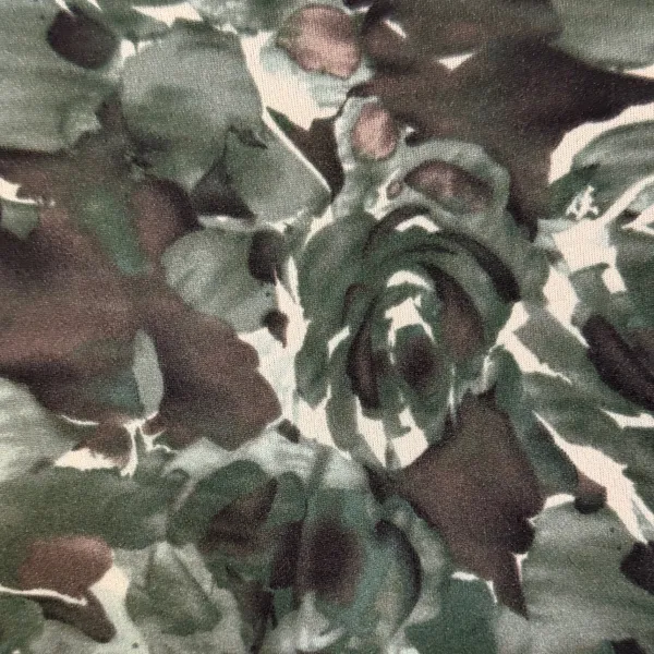 THE LIMITED Green Abstract Floral Cowl Neck Ruched Sleeveless Top EUC‎ XS - Image 6