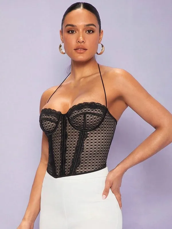 Black lace corset Size XS - Image 3