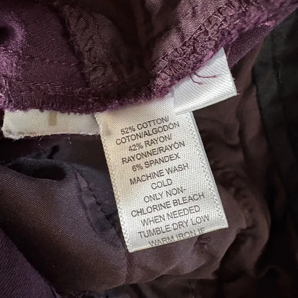 LOFT Purple Boot Cut Trousers‎ Dress Pants Women's Size 10 - Image 9