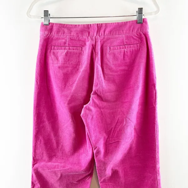 Lilly Pulitzer High Rise Vintage Corduroy Bootcut Straight Pants Pink 4 - Image 8