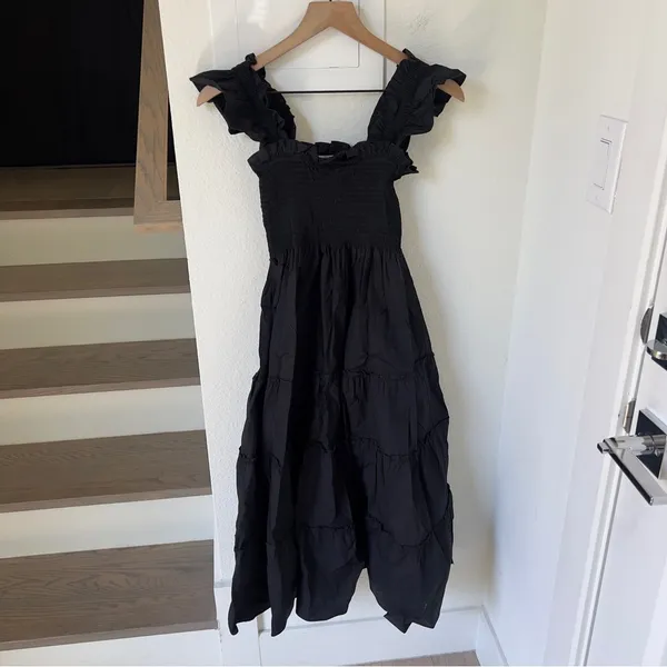 Hill House The Ellie Nap Dress in Black - Image 4