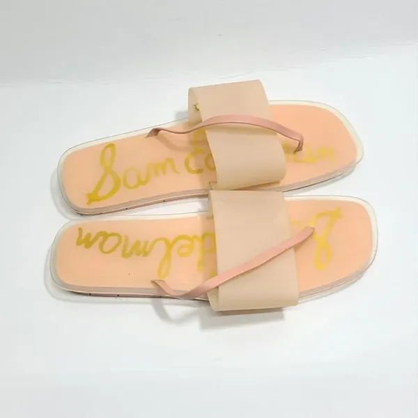 Sam Edelman‎ Luciana Flats Slip On Jelly Sandals Womens 10 Blush Pink - Image 4