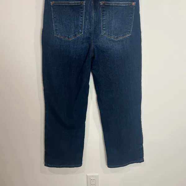Judy Blue Straight Fit Dark Blue Denim Jeans - Image 4