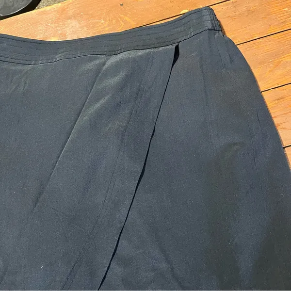 Madewell Silk Black Parkway Mini Skirt - Image 6