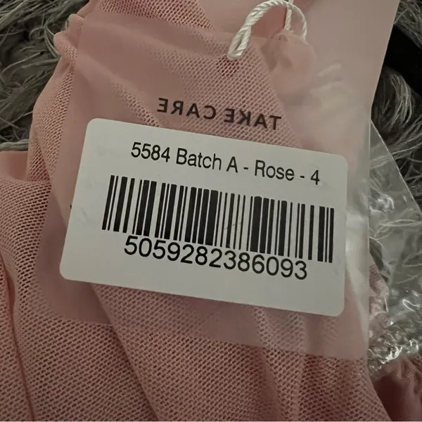 Oh Polly CORSICA Embellished Strap Cut Out Midi Dress in Rose size 0 - Image 9