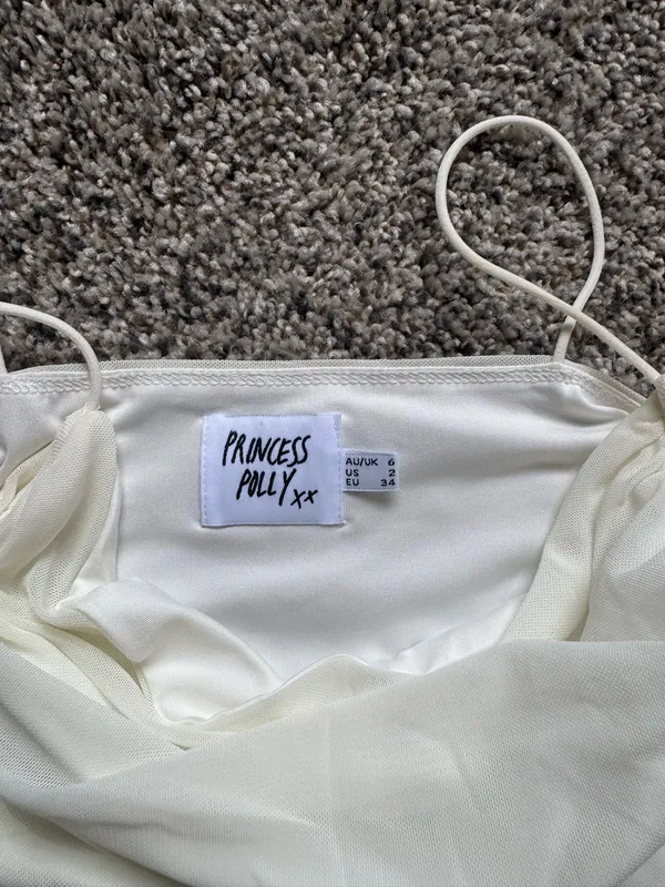 Princess Polly white mini dress - Image 3