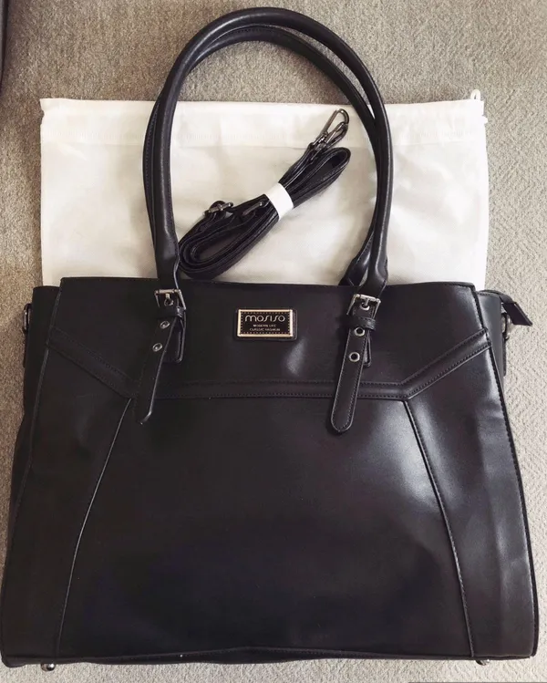 Mosiso Black Laptop Tote - Image 6