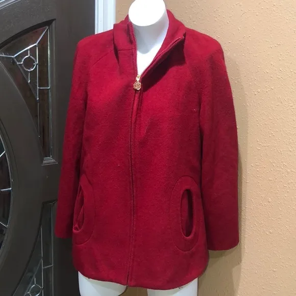 Betsey Johnson Red jacket - Image 3