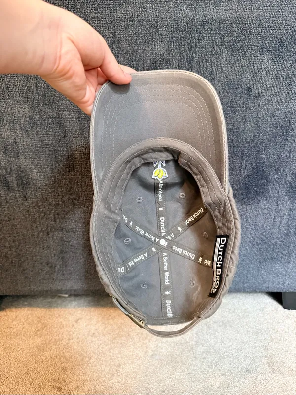 Dutch Bros Coffee Grey Vintage Wash Tulip Adjustable Hat One Size - Image 2