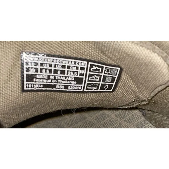 Keen Womens Size 8.5 Lower East Side‎ Lace Women Oxford Sneaker Shoes Brown Gray - Image 7