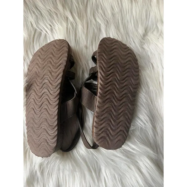 Steve Madden size 9 Brown Leather Strappy Sandals - Image 3