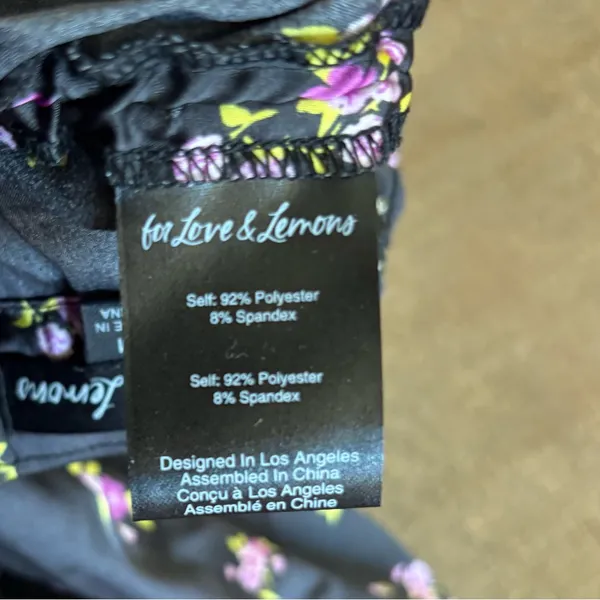 for love & lemons laramie lavender floral tie midi skirt - Image 7