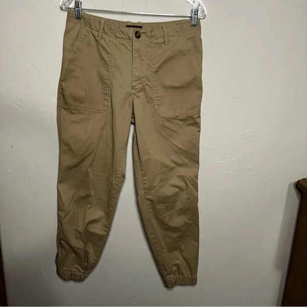 Quince Organic Stretch Cotton Twill Utility‎ Cargo Joggers - Image 2