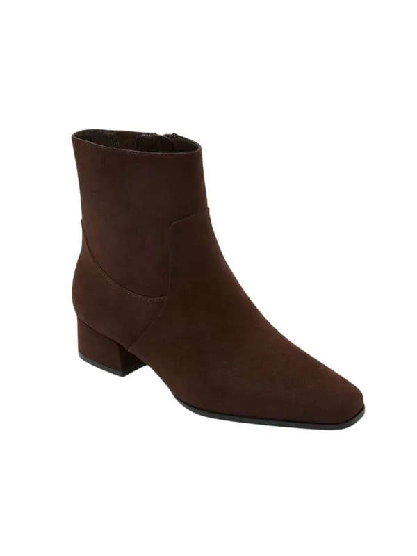 Universal Thread Block Heel Ankle Boots with Memory Foam Insole Brown 6.5W - Image 10