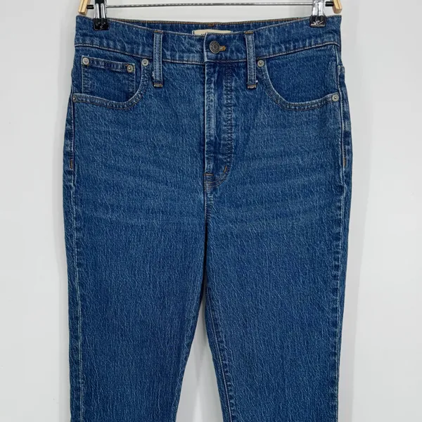 Madewell The Perfect Vintage Jean‎ 28 Blue High Rise Tapered Leg Haight Wash - Image 5
