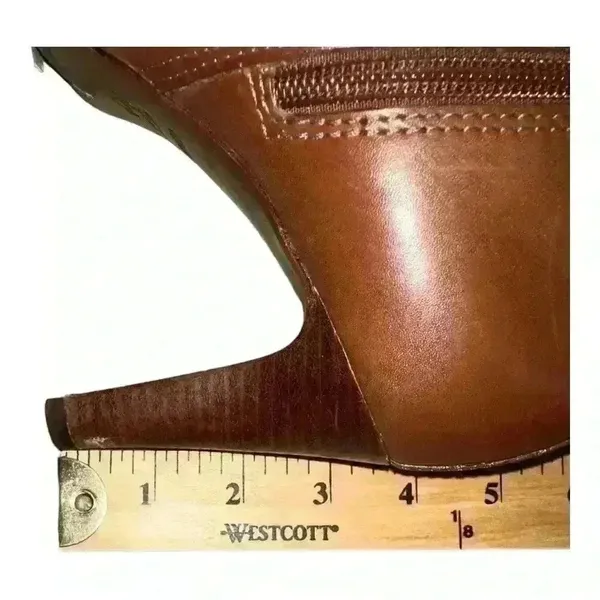 Tory Burch Brown Bristol High Heel Booties, Size‎ 10.5 - Image 8