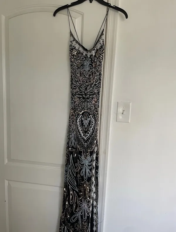 Primavera Couture Beaded Prom Dress - Image 4
