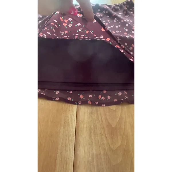 Wild Fable Ditsy Floral Mini Skirt Picot Trim‎ Bow Y2K Coquette M NWT - Image 2
