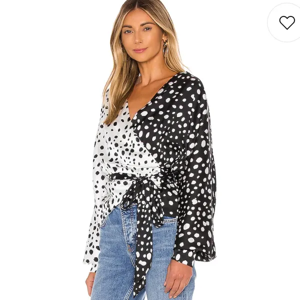 NWT Revolve LPA Dolman Wrap Top in Austin Print - Image 3