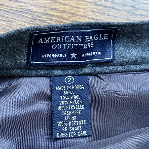 American Eagle Y2K  Wool Skirt - Image 2
