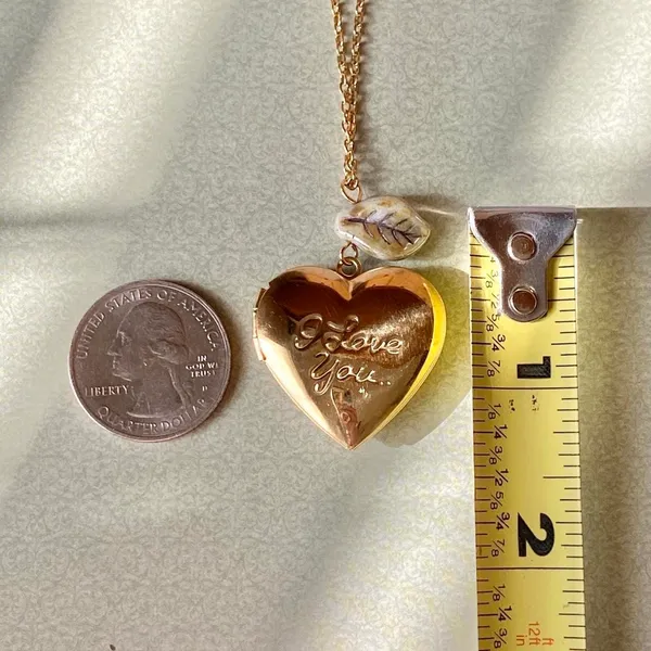 Handmade cute fairy cottage heart locket Necklace - Image 7