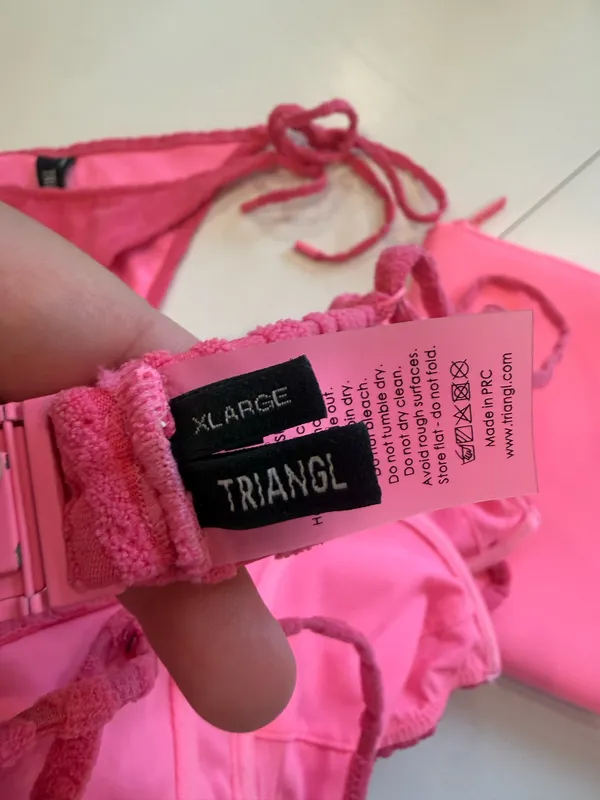 Pink Triangl Bikini Set - Image 3