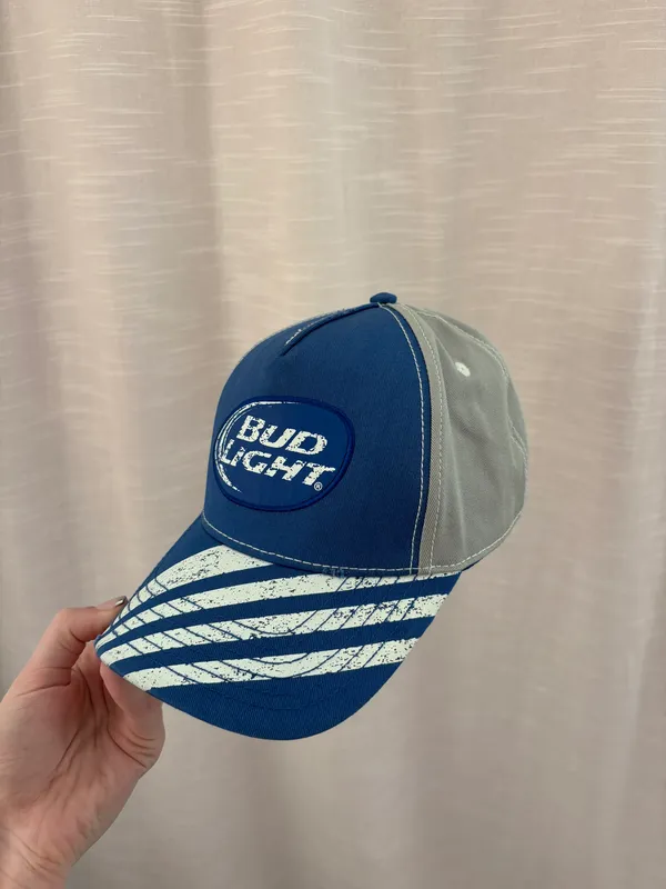 bud light trucker hat Blue - Image 2