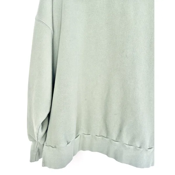 American Eagle Sublime Hoodie Oversized XS Green‎ Sun Graphic Band Tee Y2K Baggy - Image 10