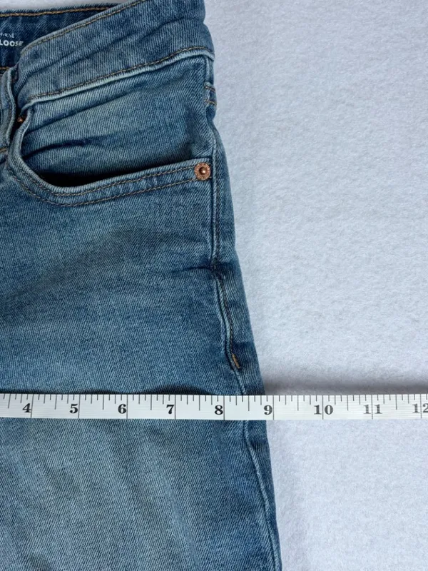 Old Navy Courtney O.G. Loose Jeans Women’s 0 Medium Wash Baggy Skater Y2K Denim - Image 8