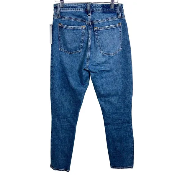 Abercrombie & Fitch Curve Love The Skinny High Rise Distressed Jeans Size 27 4 R - Image 2