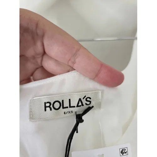 Rolla's Leoni Dress Size XS White‎ Sleeveless Midi NWT - Image 7