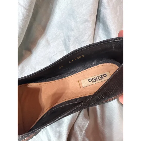 CAPA DE OZONO Black Loafer Flats Women's Slip On Shoes Comfort Casual - Image 4