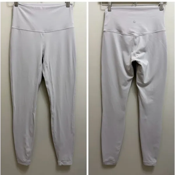 Lululemon Align Leggings 28” Nulu in Chrome Gray Size 6 - Image 3