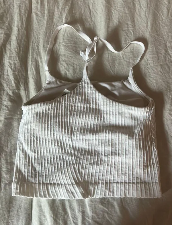 Lululemon White Tank Top - Image 3