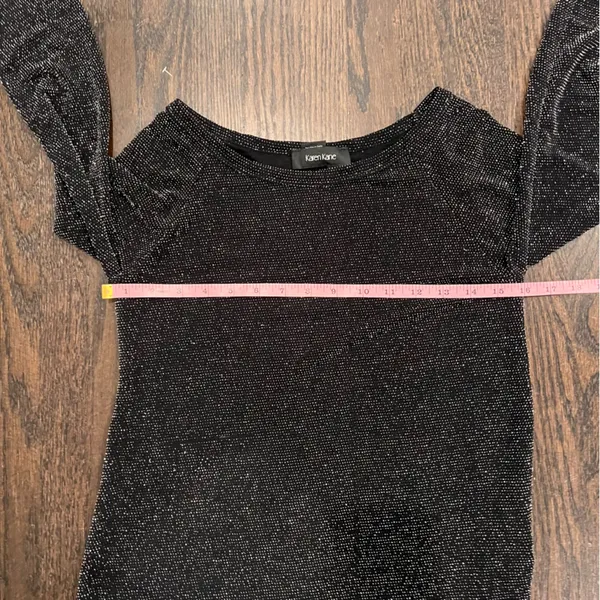 Karen Kane Dark Gray Asymmetric Tunic - Image 7