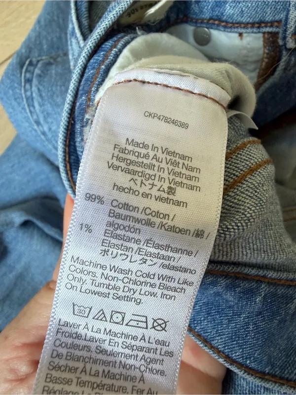 Madewell The '90s Straight Jean Medium Blue Wash Size 27 High Rise Jeans - Image 13