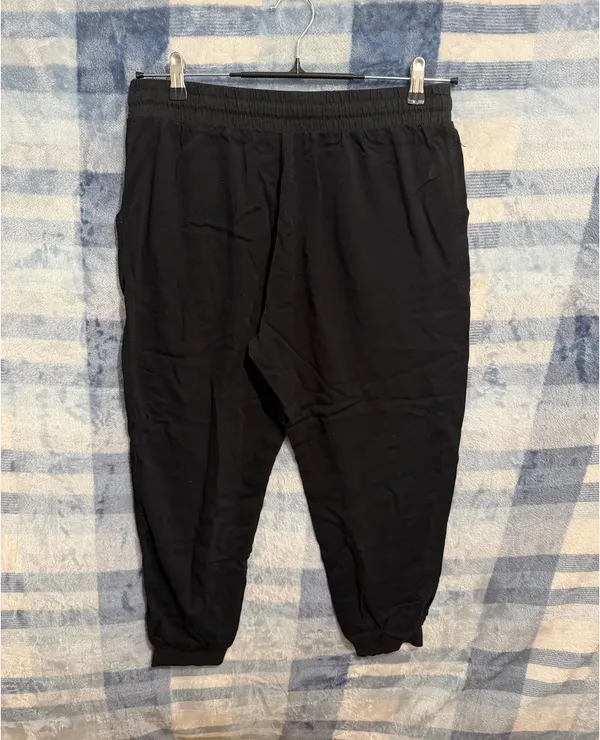 Splendid Black Drawstring Cargo Jogger Pants L - Image 3