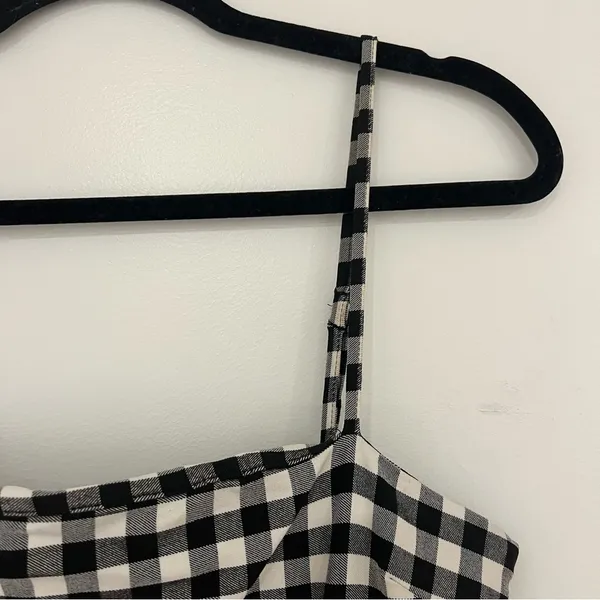 Lovers + Friends Gabby Gingham Ruffle Mini dress Sleeveless Checkered Print - Image 8