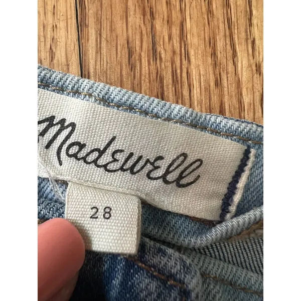 Madewell patchwork denim mini skirt, size 28 Festival Boho Hippie Streetwear Y2K - Image 4