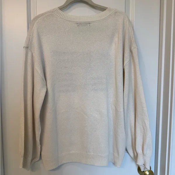 SHEIN Cream Knit Sweater - Image 2