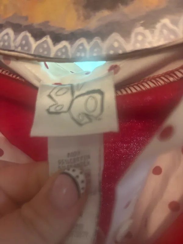 Polka Dot Red blouse Size XXL - Image 2