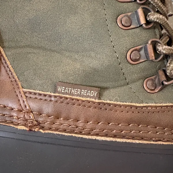 JBU by Jambu Nova Scotia Lace Up Duck Boots‎ Weatherproof Green Brown Size 7 - Image 6
