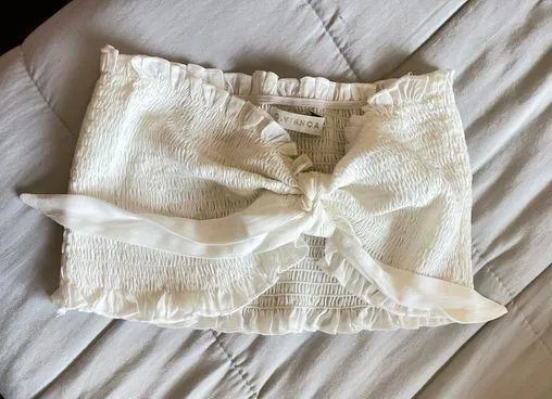 Boutique White Bandeau - Image 3