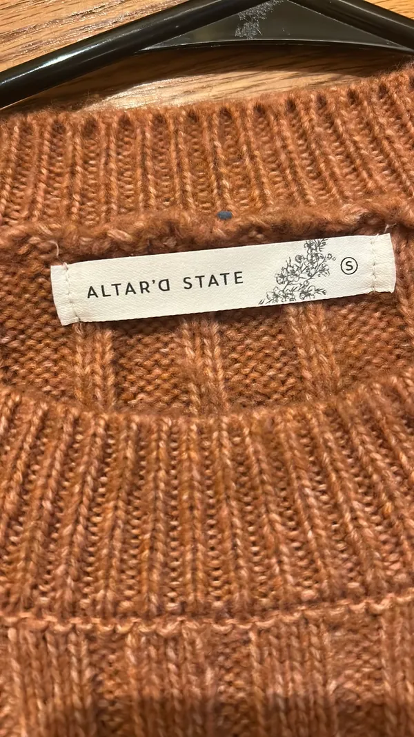 Altar'd State pinkish brown sweater - Image 2