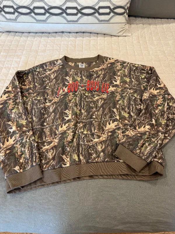 Boys Lie Kara Manhunt Graphic Crewneck Pullover - Image 3