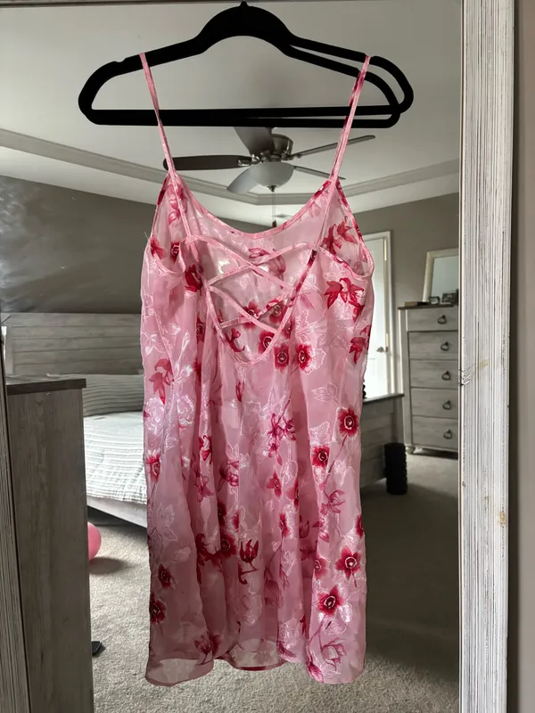 Secret Treasures Vintage sheer floral slip dress - Image 2